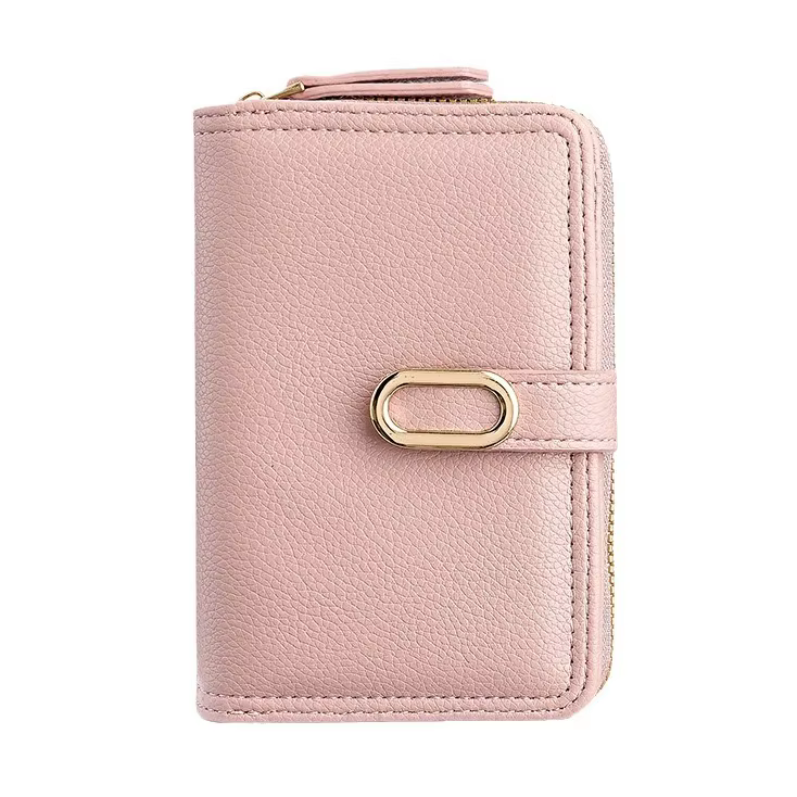Portefeuille femme 2025 tendance en cuir Mini court