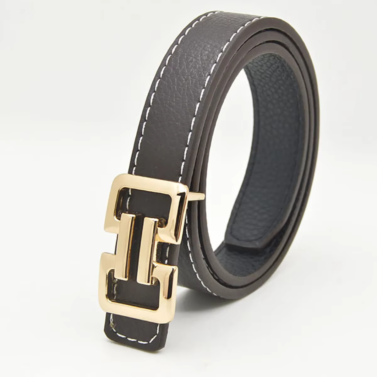 Ceinture en PU colorée pour femmes