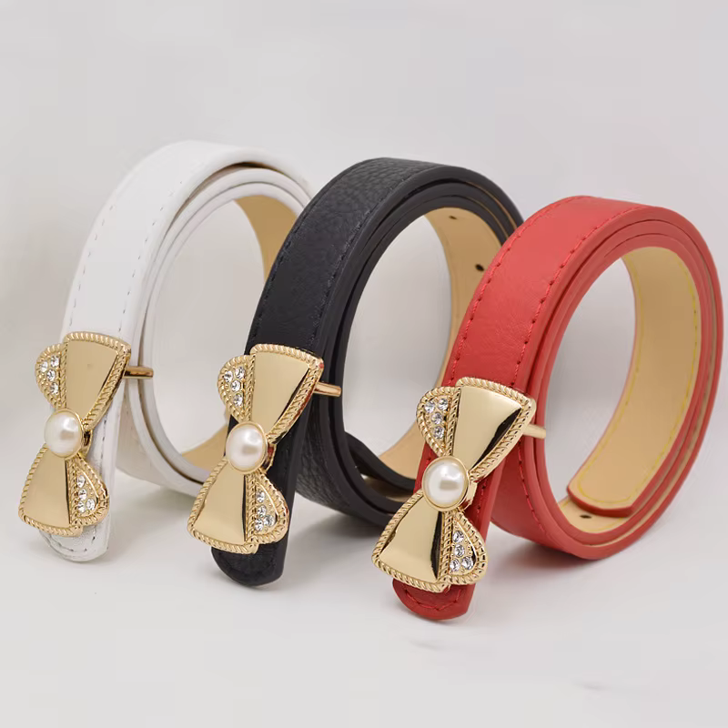Ceinture en cuir polyvalente pour femme