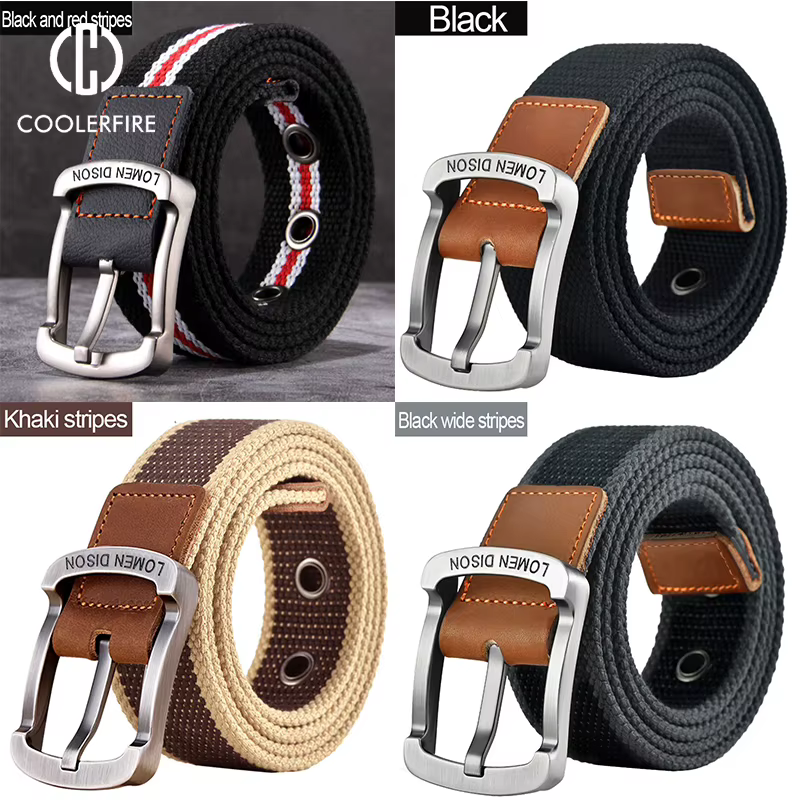 Ceinture en toile pour homme