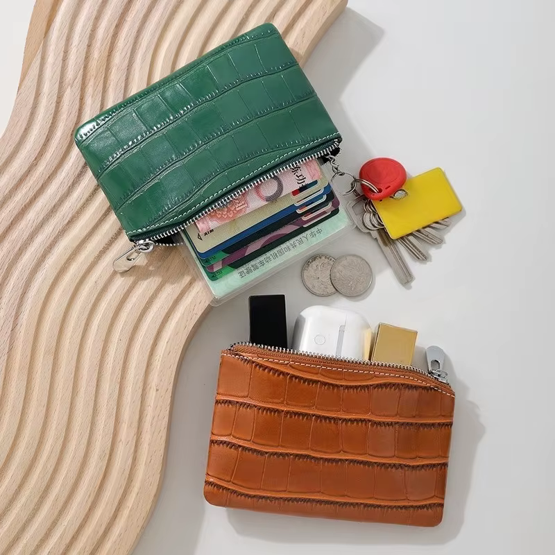Porte-monnaie en cuir PU pour femmes