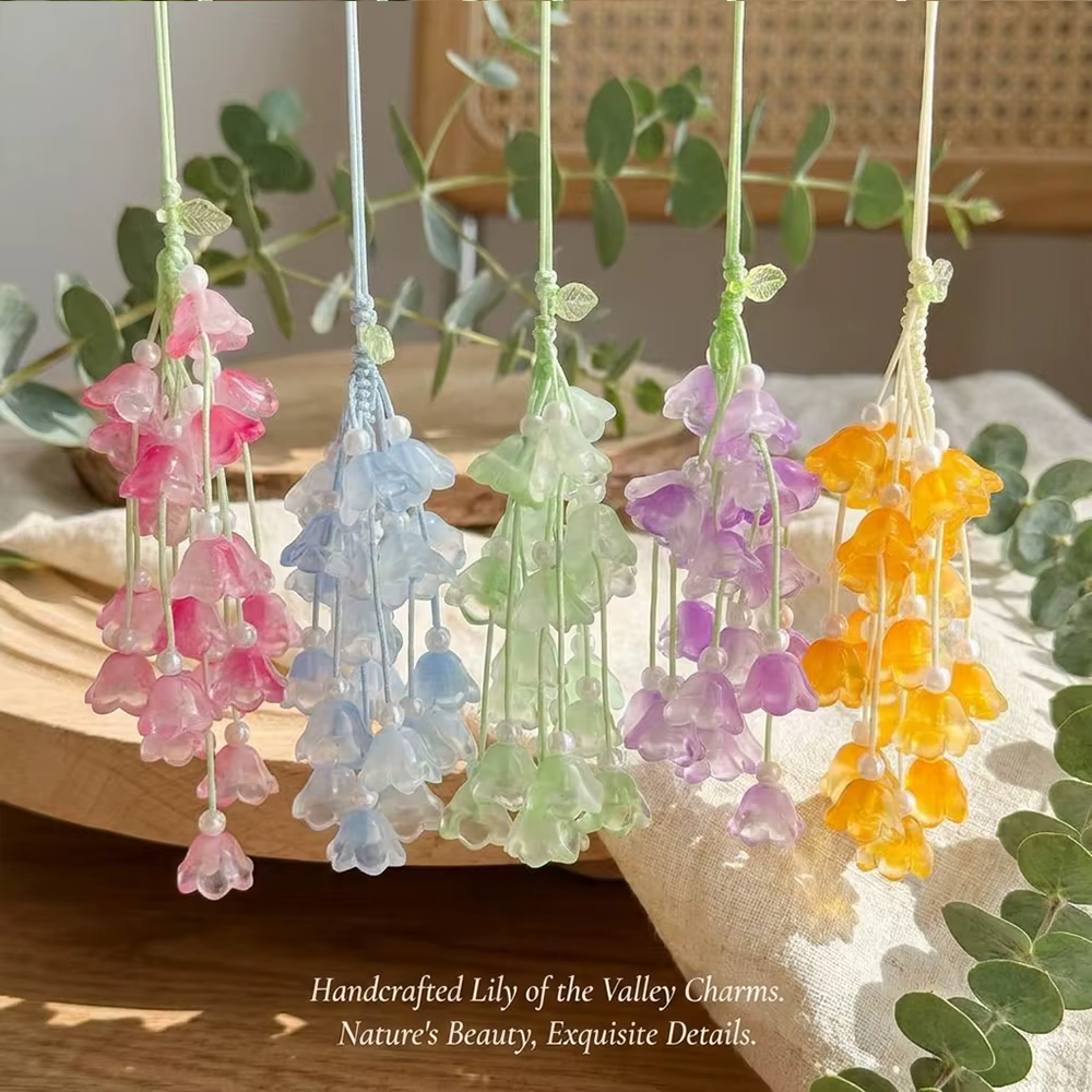 Breloque artisanale Muguet