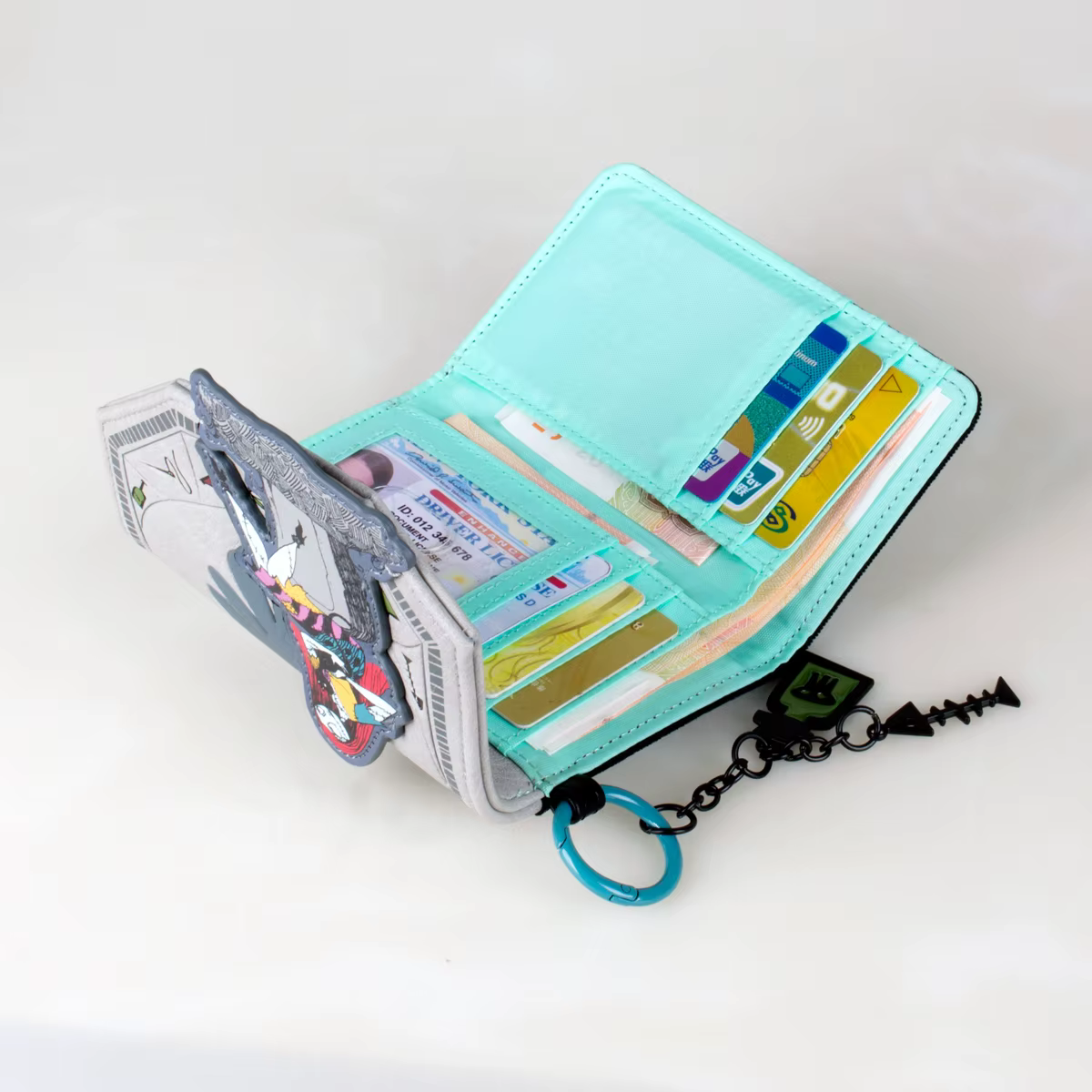 Cadeau de noël portefeuille stéréo 3D de haute qualité mode porte-carte personnalisé porte-monnaie