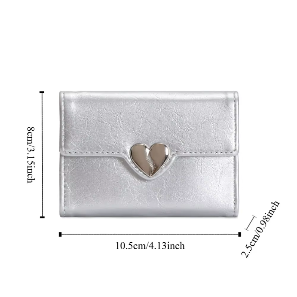 Portefeuille coréen Portable en cuir PU pour femmes