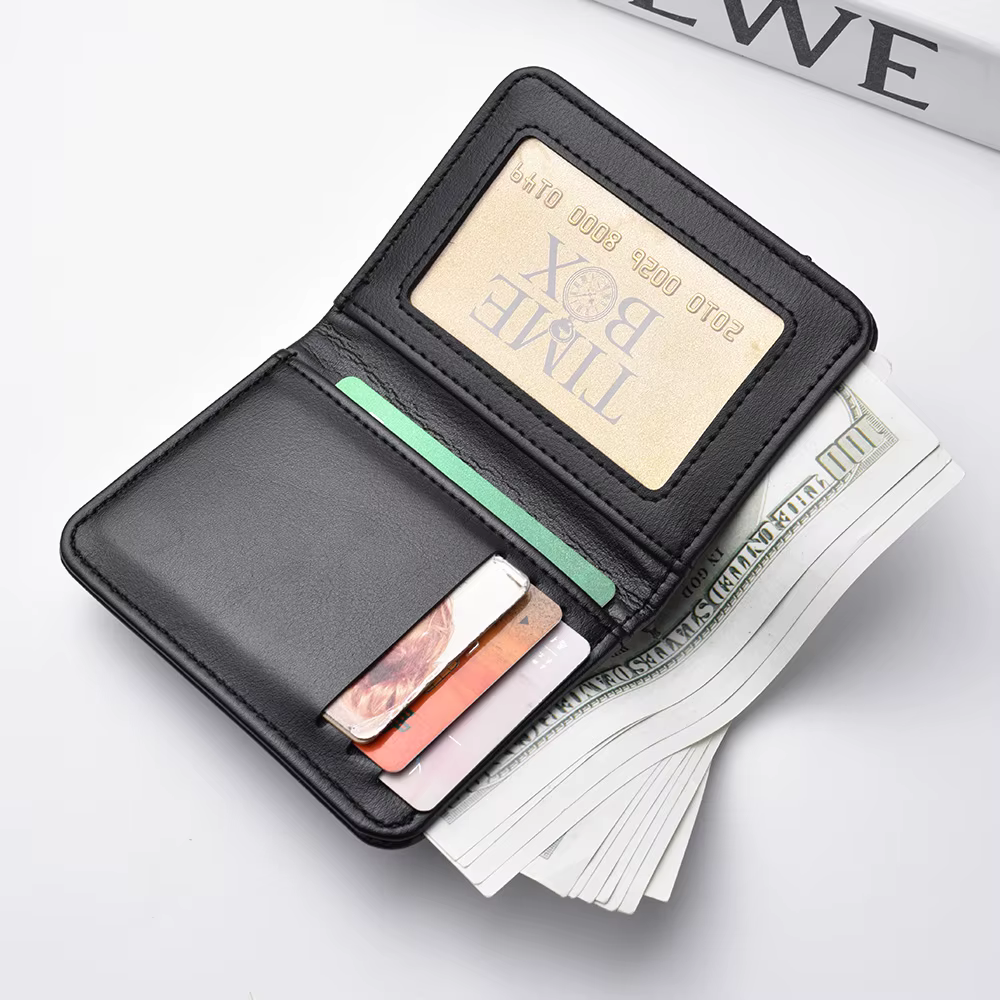 Portefeuille Vertical multi-cartes pour hommes