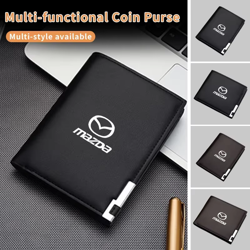 Portefeuille organisateur de permis de conduire et de cartes d'assurance pour Mazda 3 6 CX-5 CX-30 Atenza Axela CX-90 CX-60 CX-3 CX-7 MX-5 2 5 Acc