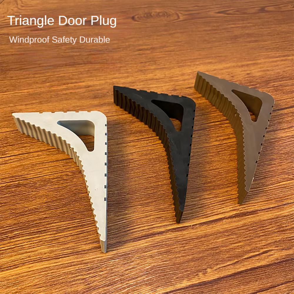 Butoir de porte en caoutchouc réutilisable, bloc absorbant les chocs, butoir de poignée de porte, bouchon Anti-collision pour porte de maison et de bureau