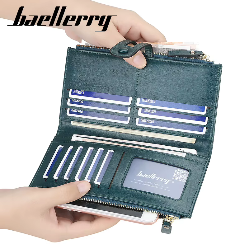 Portefeuille long pour femme Baellerry avec boucle