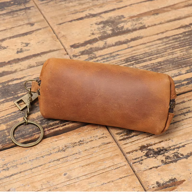 Porte-monnaie vintage avec fermeture éclair