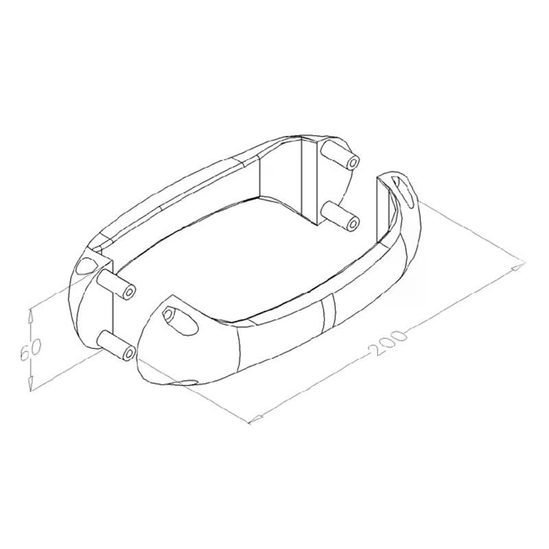 1 pièce nouvelle poignée en plastique solide pour porte de Garage/dispositif de porte industrielle/poignée de porte de Garage