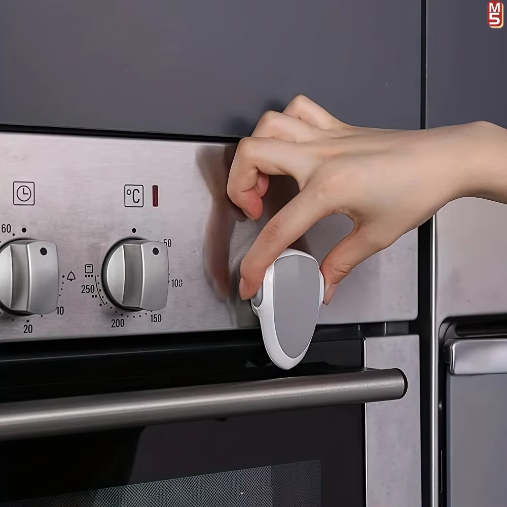 Serrure de porte de four pour bébé, matériau ABS, haute température, mELLock, facile à installer, serrures d'armoire de sécurité pour enfants