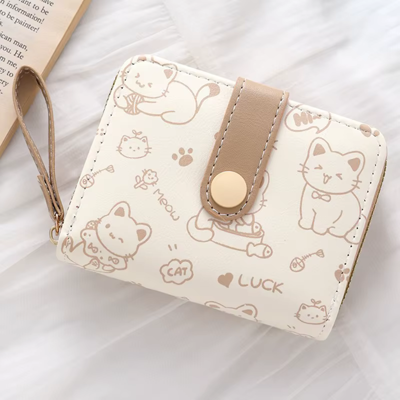 Portefeuilles chat mignon pour femmes