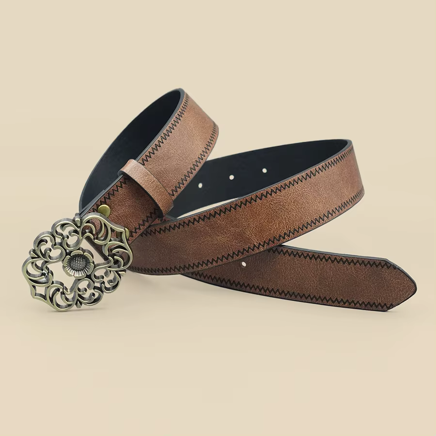 Ceinture classique de Style Denim occidental rétro