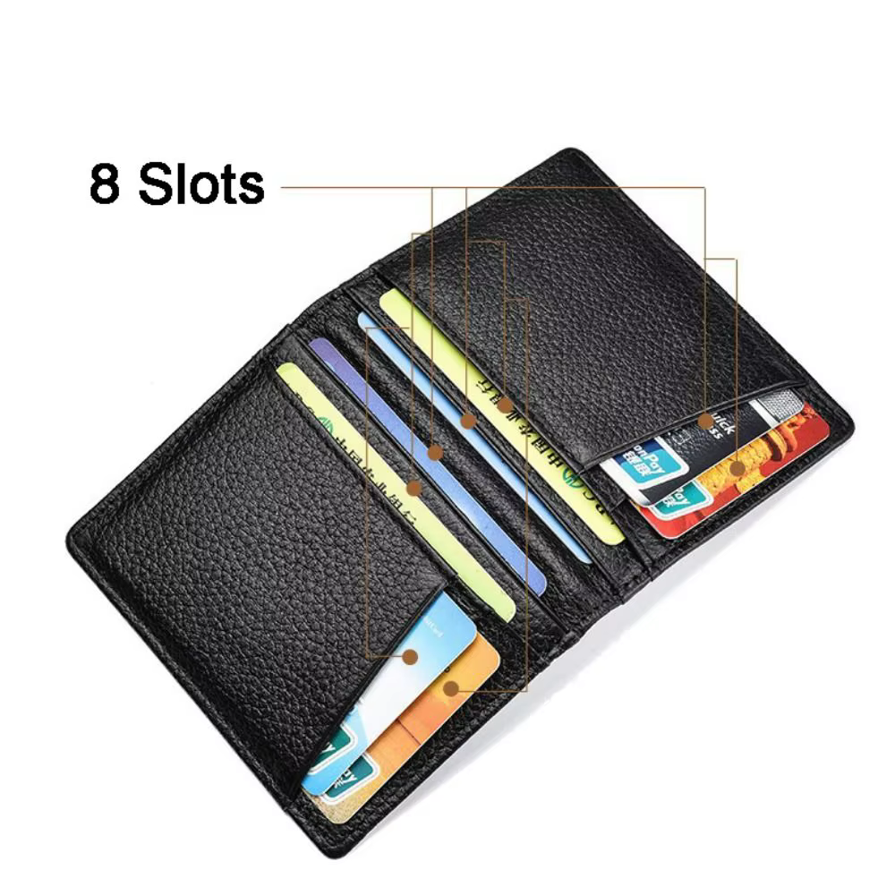 Portefeuille portable super fin pour homme et femme