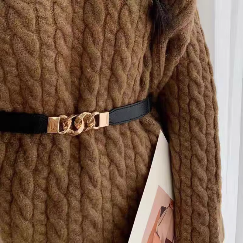 Ceinture élastique rétro pour femmes