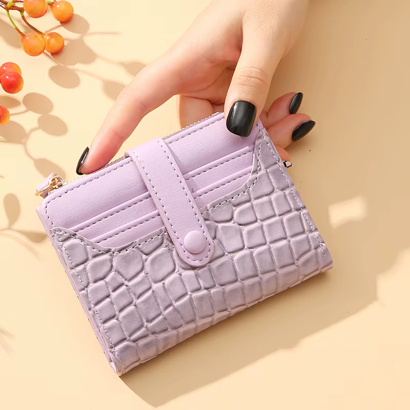 Femmes court portefeuille petite mode marque de luxe en cuir sac à main dames carte sac pour pochette femme sac
