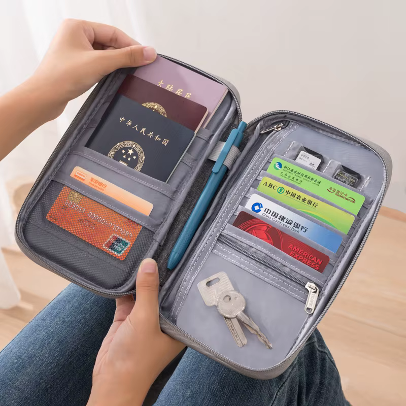 Portefeuille de voyage tendance, porte-passeport familial, étui créatif, organisateur, accessoires de voyage, sac à documents, porte-carte, rangement Portable