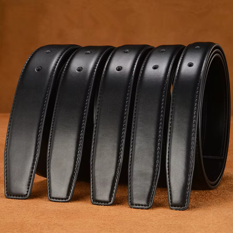 3.8 cm 3.5 cm 3.2 cm 3.0 cm 2.8 cm 2.4 cm ceinture en cuir véritable sans boucle