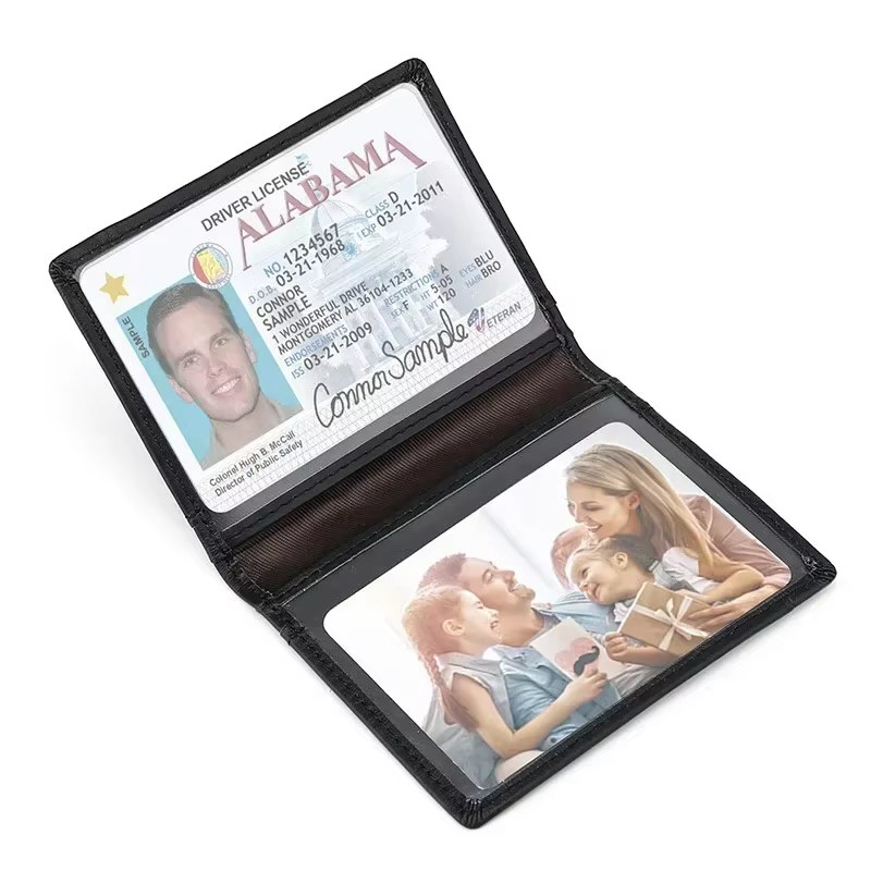 Portefeuille souple Ultra fin 100% cuir véritable