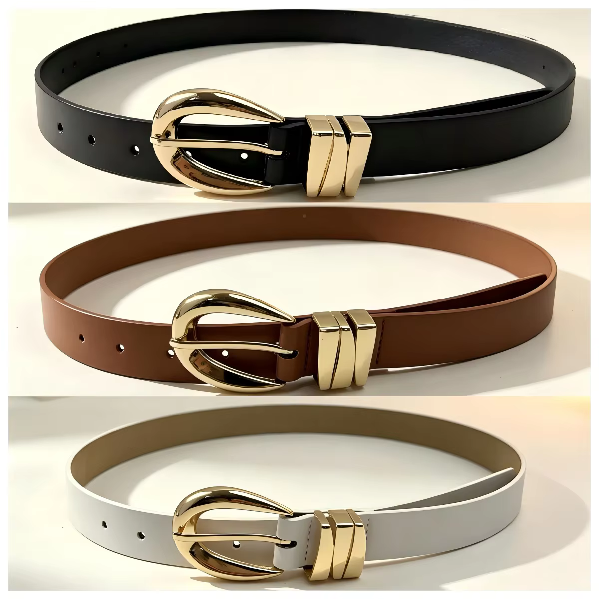 1 ceinture unisexe, style bohème simple et rétro
