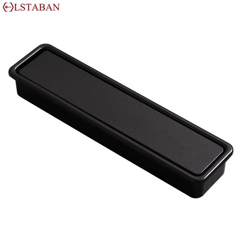 Poignée intégrée dissimulée pour porte coulissante Simple et moderne en alliage de Zinc pour armoire de cuisine meubles invisibles boutons de traction colorés fendus