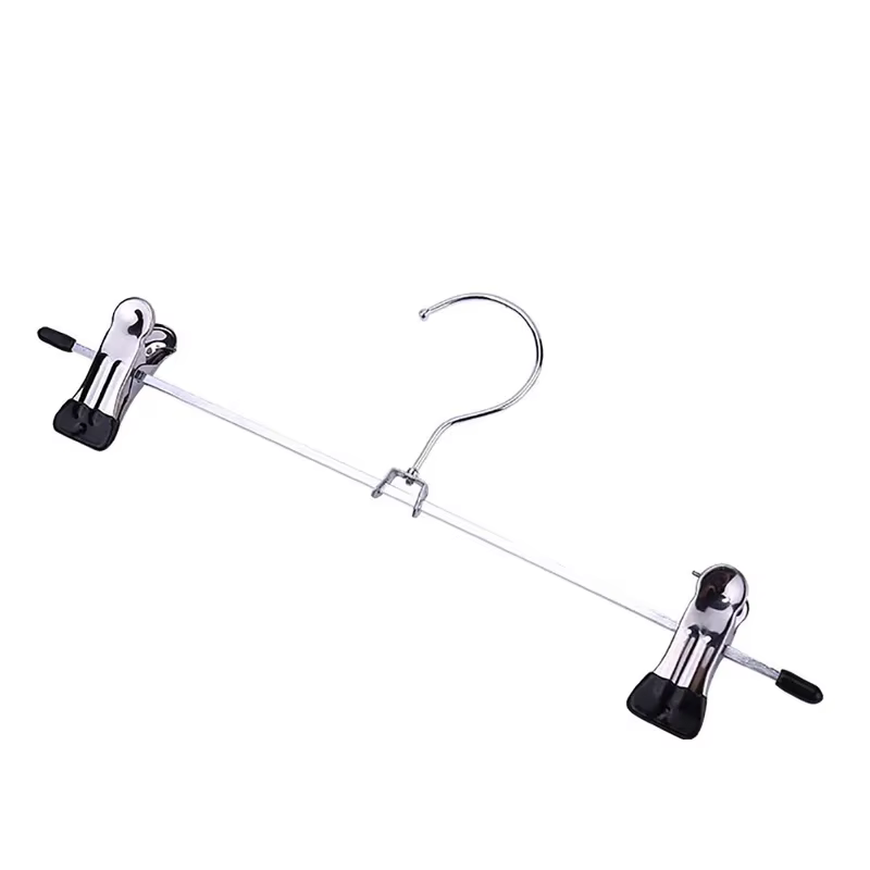 10/20Pcs Pants Hangers with Clips Adjustable SkirtHangers for Women Non-Slip Trousers Hanger for Jeans Clothes Hangers for Pants