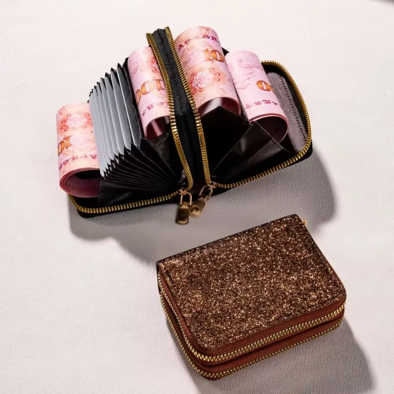 Portefeuille en cuir pour femmes