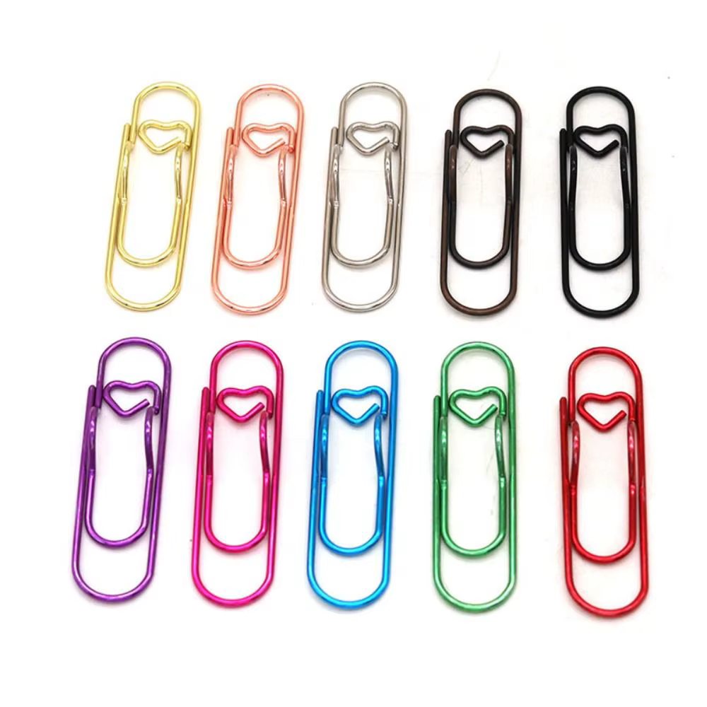 Porte-stylo multifonctionnel coloré, 10 pièces, pinces à papier, pinces à documents, pinces à billets, marque-pages pour photos et mémos
