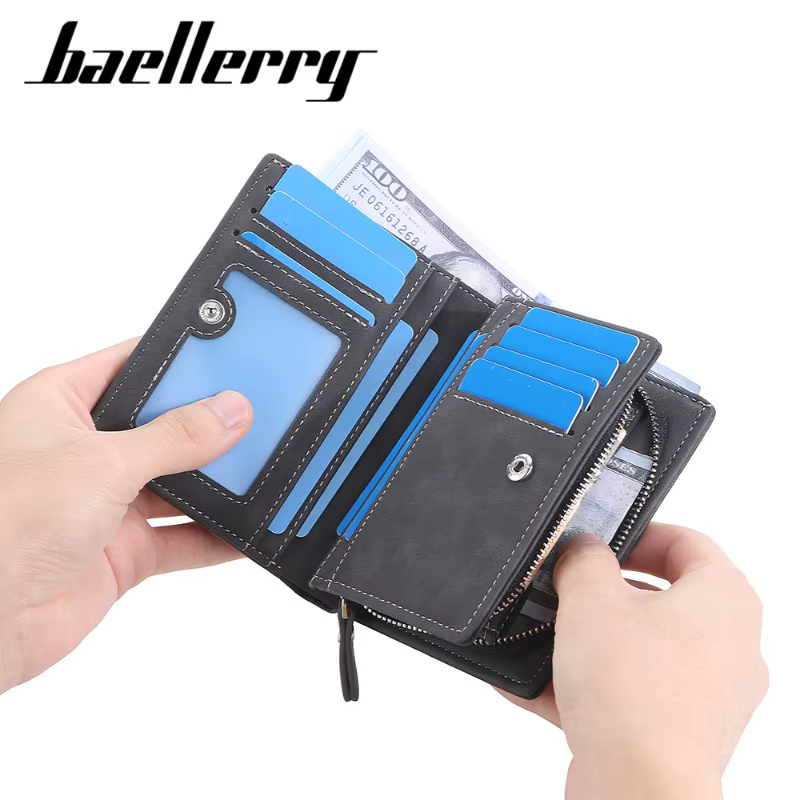 Portefeuilles en cuir Baellerry pour hommes