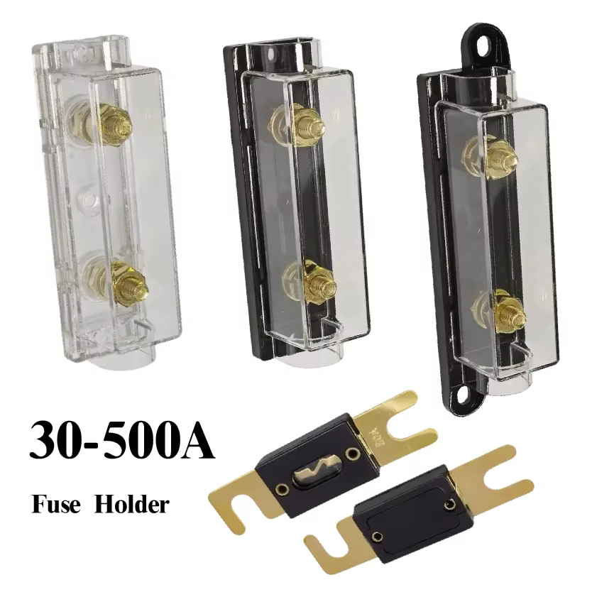 Porte-fusibles automobiles AMP, lien Fusible avec fusible ANL, porte-fusible boulonné 30A-500A