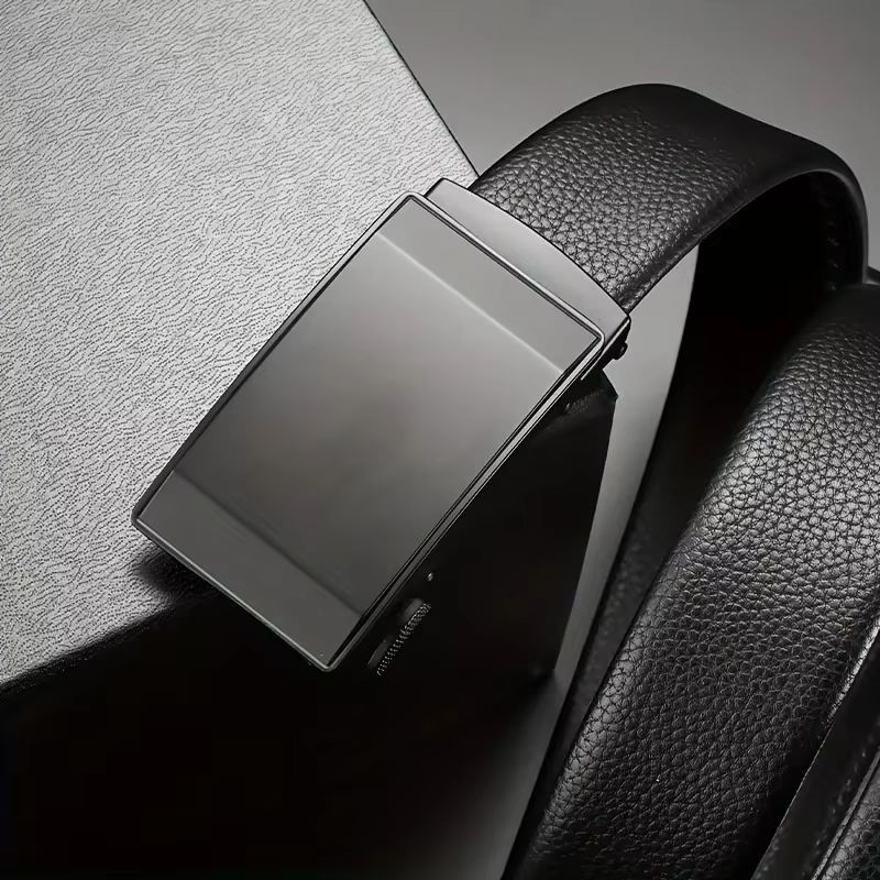 Ceinture à boucle automatique en alliage avec photo/logo personnalisé