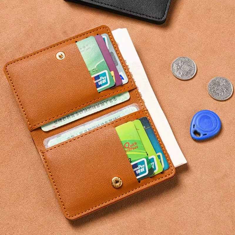 Nouveau portefeuille femme pliant moraillon petit