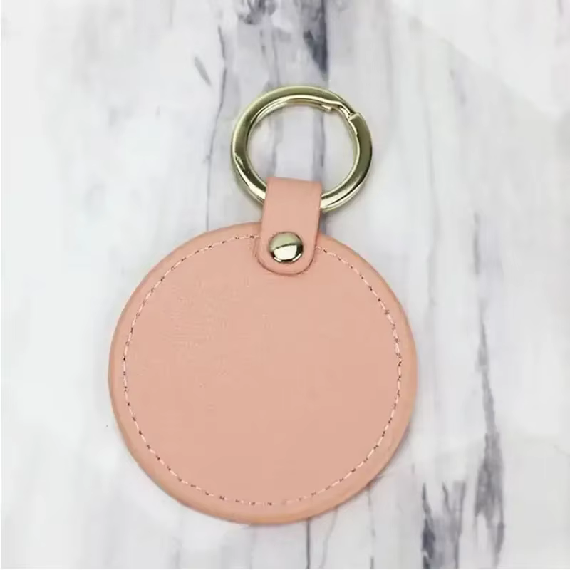 Porte-clés rond initial personnalisé gratuit