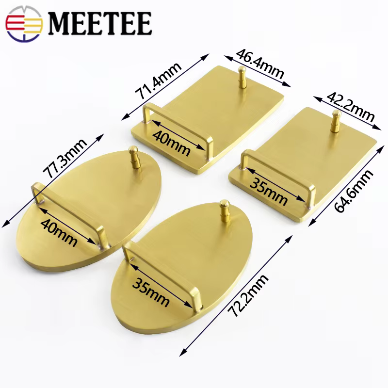 Boucles de ceinture en laiton massif 35mm/40mm