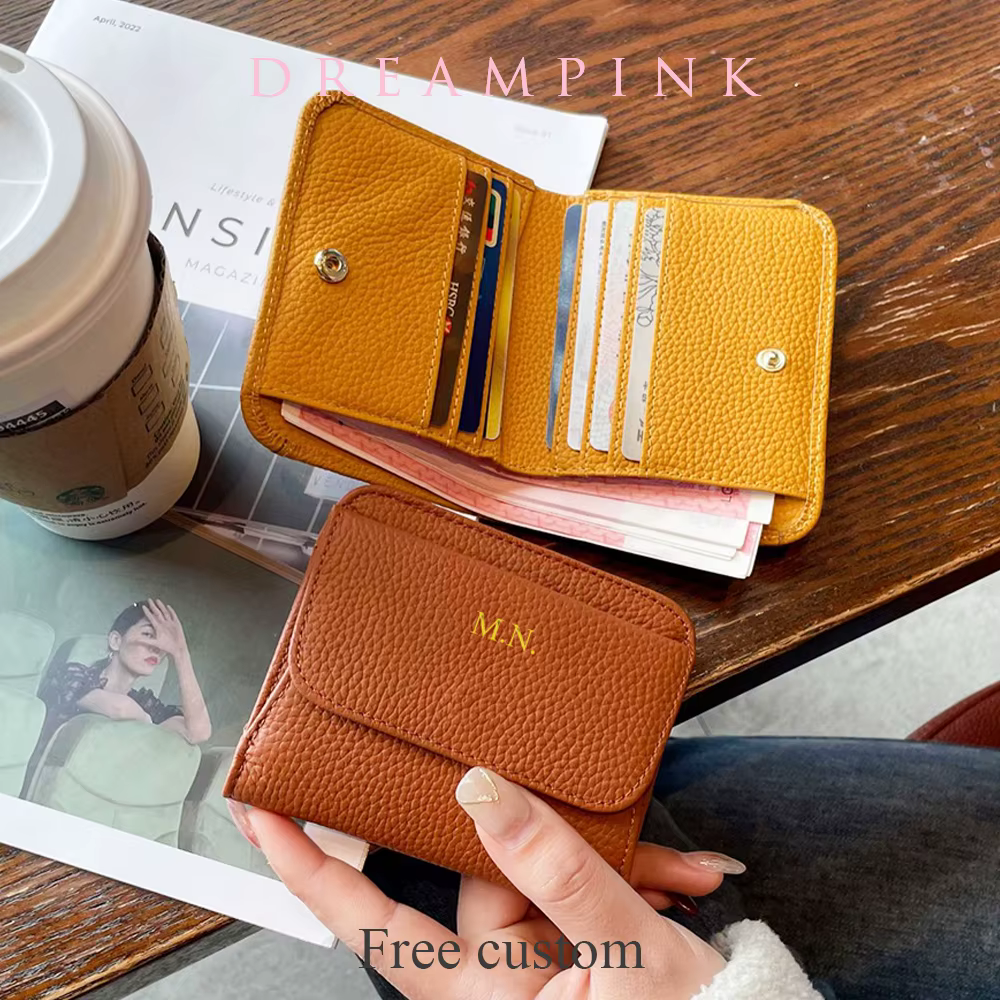 Portefeuilles en cuir véritable pour femmes