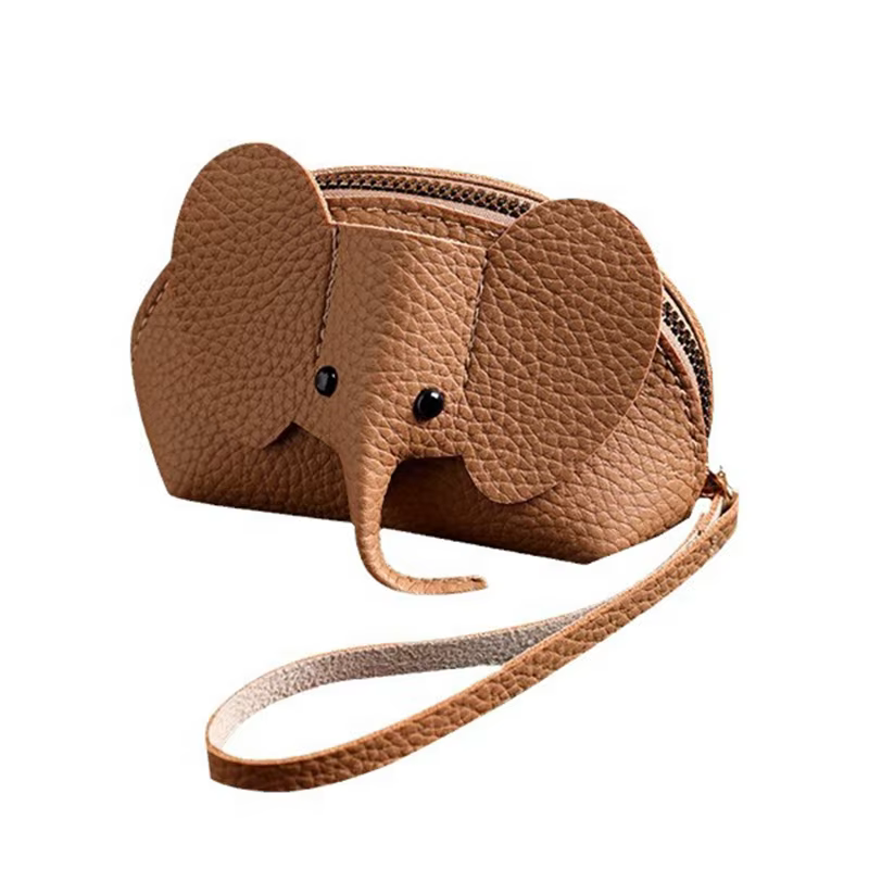Thaïlande bébé éléphant portefeuille Cosplay Anime Pu sac à main