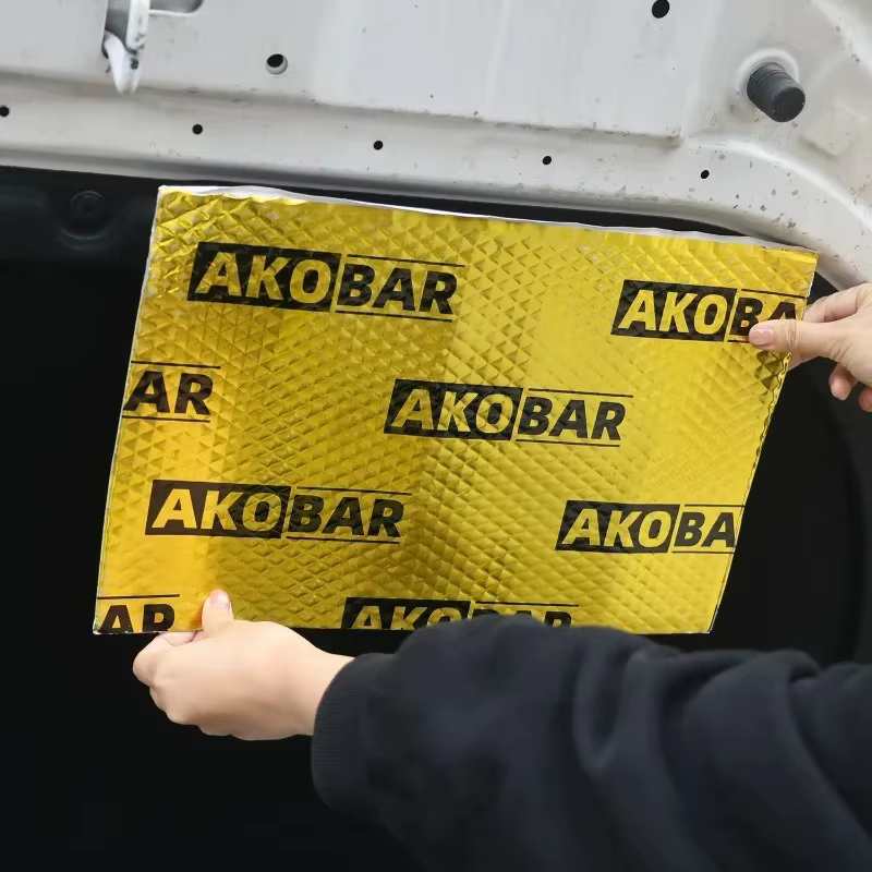 Coussinets d'insonorisation auto-adhésifs pour porte de voiture, réduction du bruit, épaississement du butyle, matériaux d'insonorisation, panneau d'insonorisation