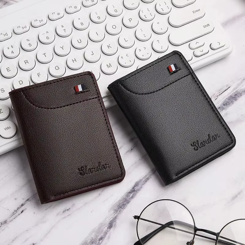 Petit portefeuille minimaliste ultra-fin pour hommes