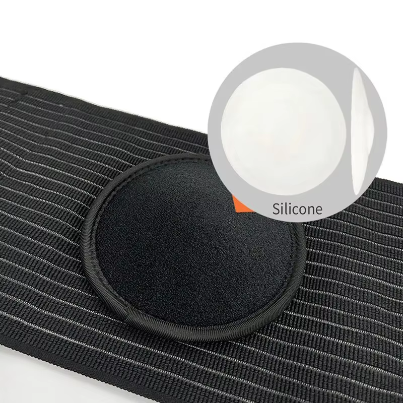 Ceinture de soutien pour hernie ombilicale pour hommes et femmes, avec coussinet de compression amovible en silicone, classeur abdominal pour la récupération post-chirurgicale