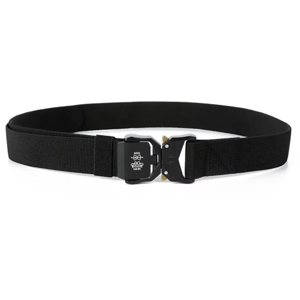 Nouvelle ceinture tactique à boucle à dégagement rapide, ceinture élastique décontractée pour l'entraînement, ceinture pour pantalon homme
