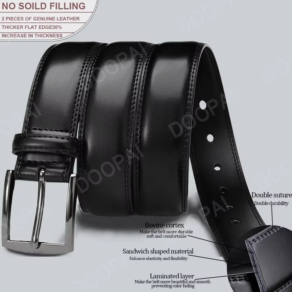 105 125 155cm grande taille hommes ceintures de haute qualité en cuir véritable LONG