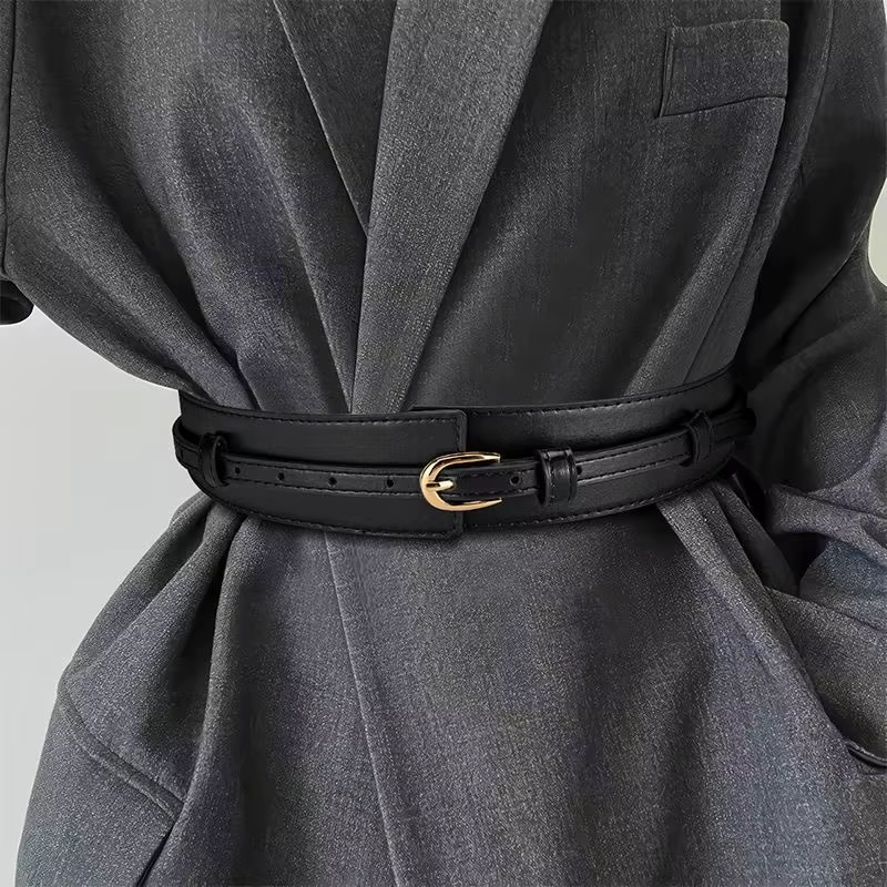 La ceinture de taille pour femme est une ceinture large pour pantalon