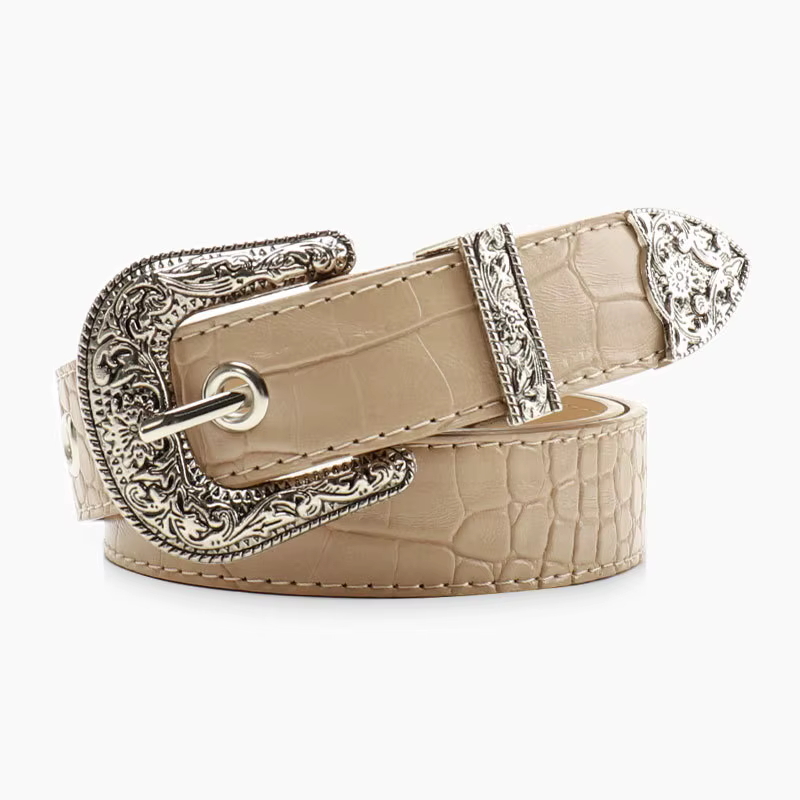 Ceinture gothique rétro noire pour femmes