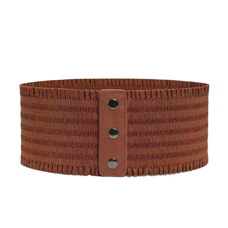 Nouvelle ceinture élastique large pour femme