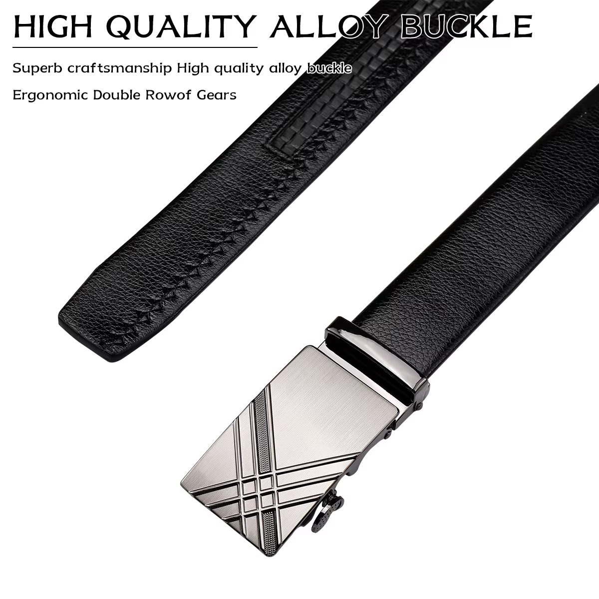 Ceinture à boucle automatique pour hommes