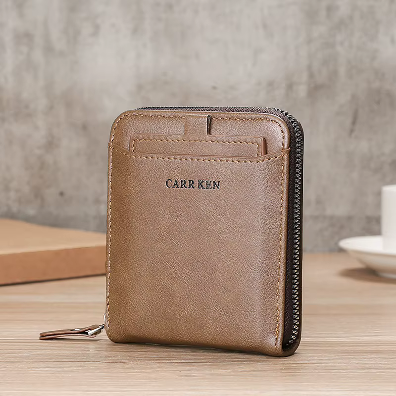 Portefeuille en cuir pour hommes