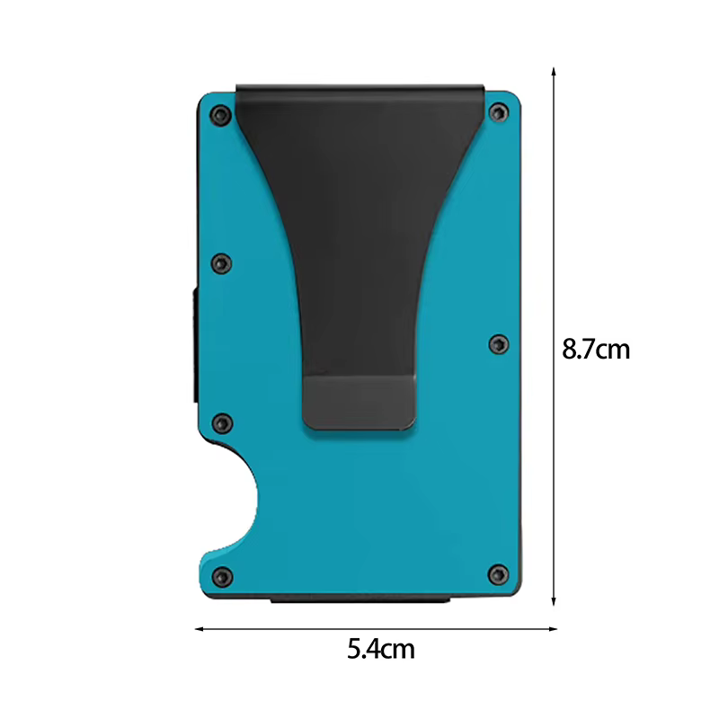 Portefeuille minimaliste pour hommes et femmes - Portefeuille fin anti-RFID