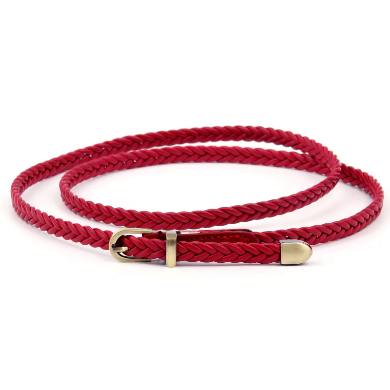 Ceinture fine rétro décontractée pour femme