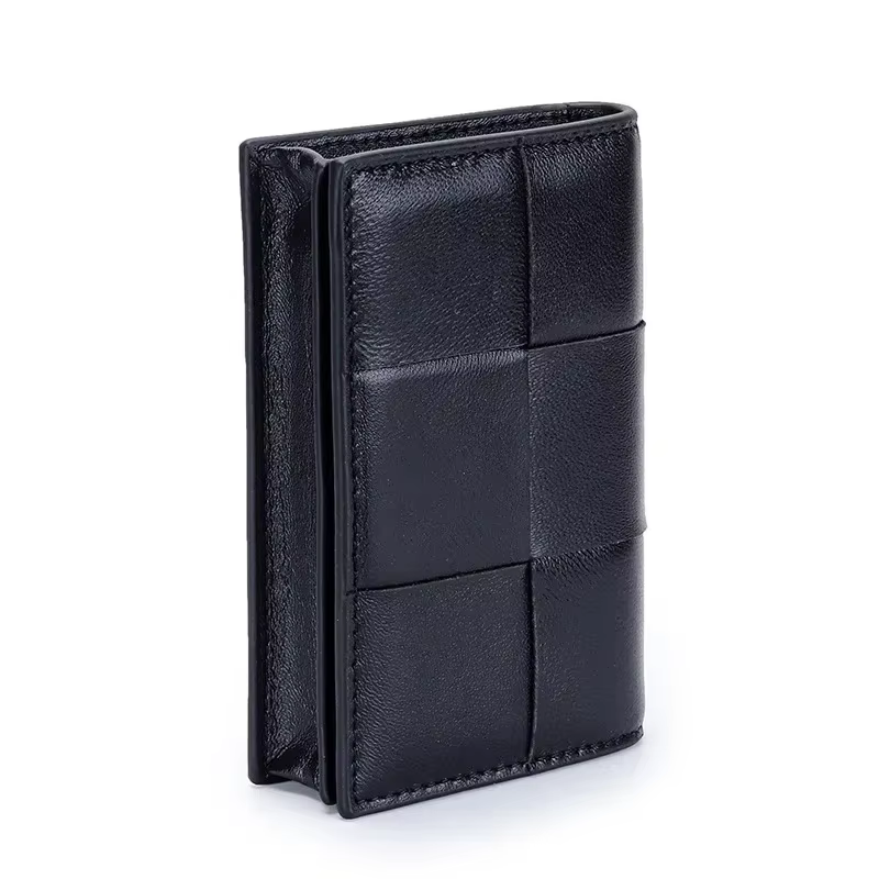 Porte-cartes en peau de mouton