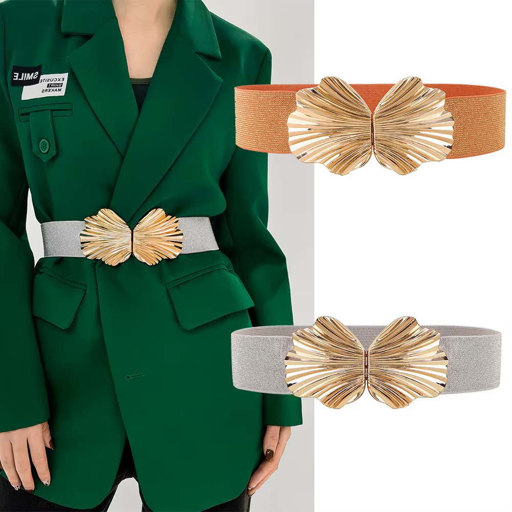 Ceinture large et extensible pour femmes